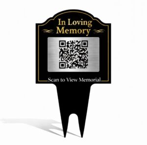 QR Memorial Yard Signs